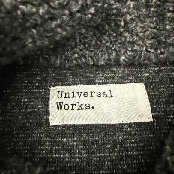 Universal Works Lancaster Fleece Jacket Men Large Pockets Workwear Huckberry - Picture 6 of 9